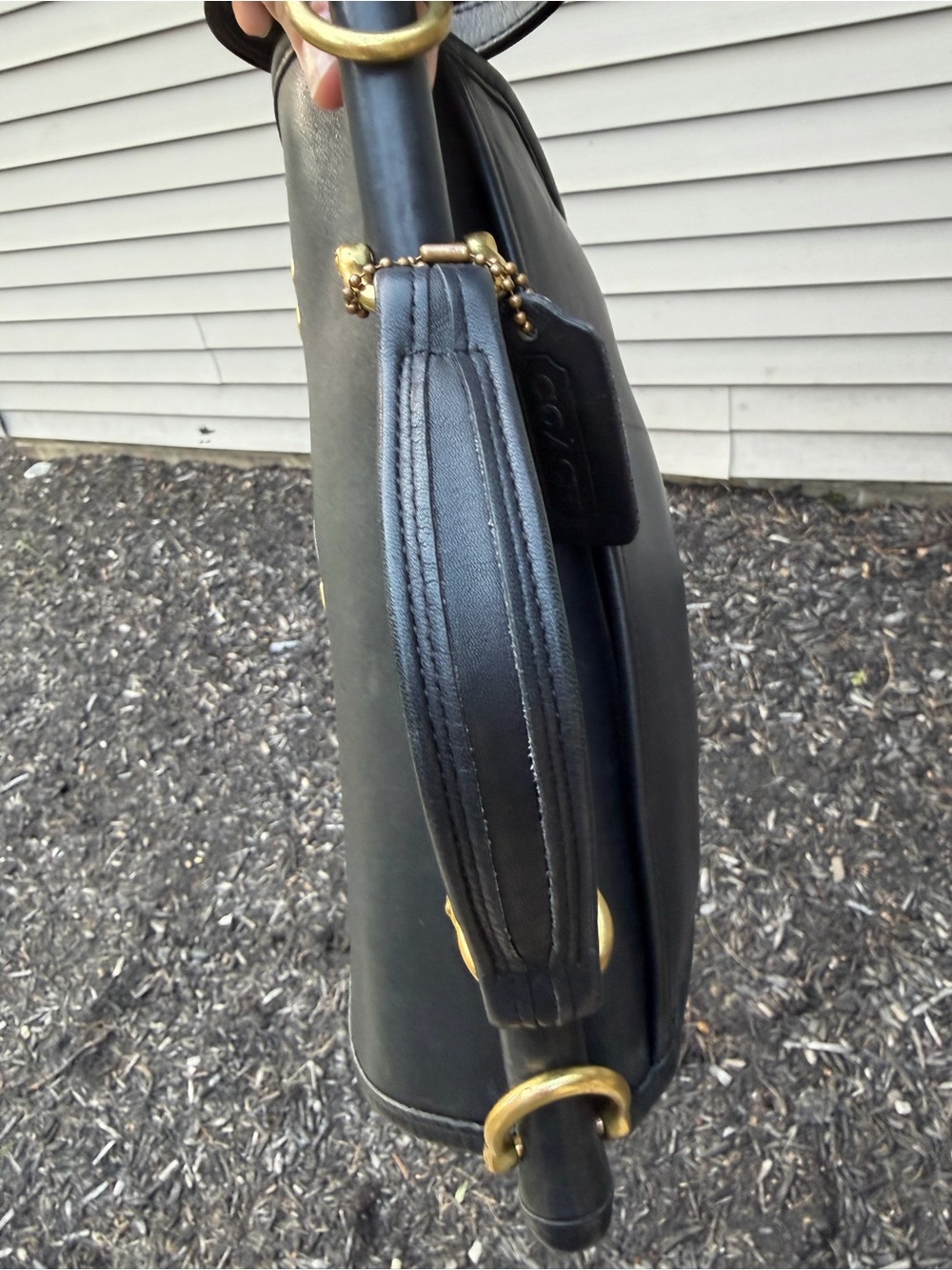 Vintage Coach Black Willis Bag - Picture 9 of 16